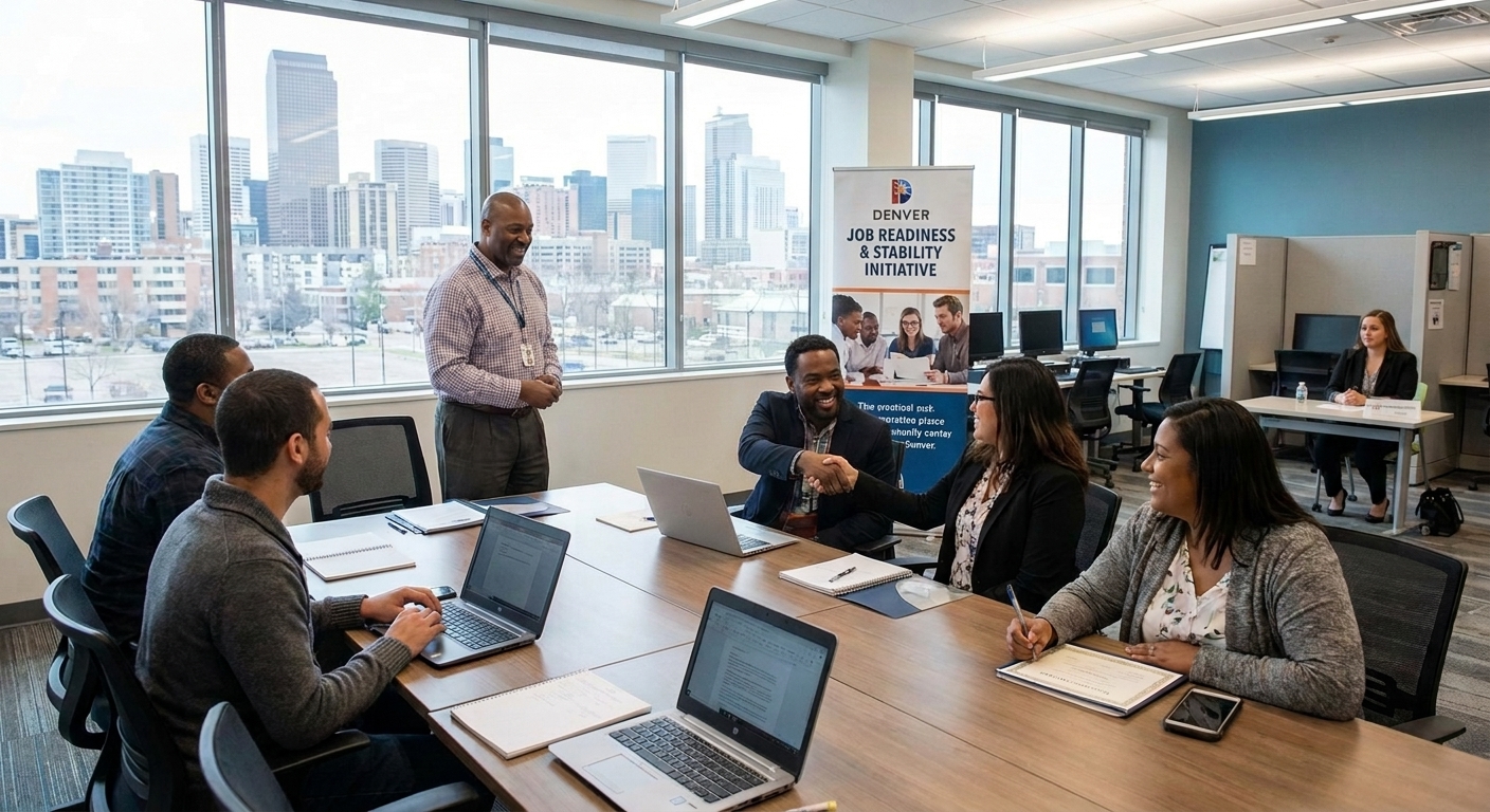 Job readiness programs in Denver create long-term stability for individuals and the community by providing skills, support, and ongoing career development.